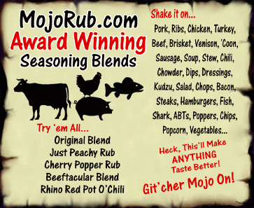 MojoRub.com - Spice blend with a little twang and a whole lotta flavor!